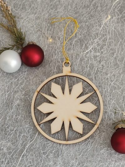 Baumanhänger *Kugel Weihnachtsstern*