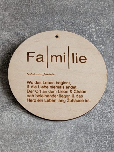 Türschild *Familie*