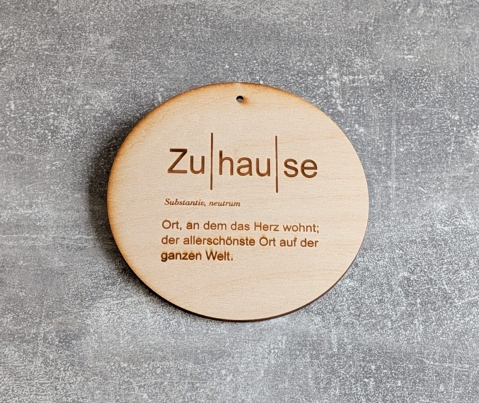 Türschild *Zuhause*