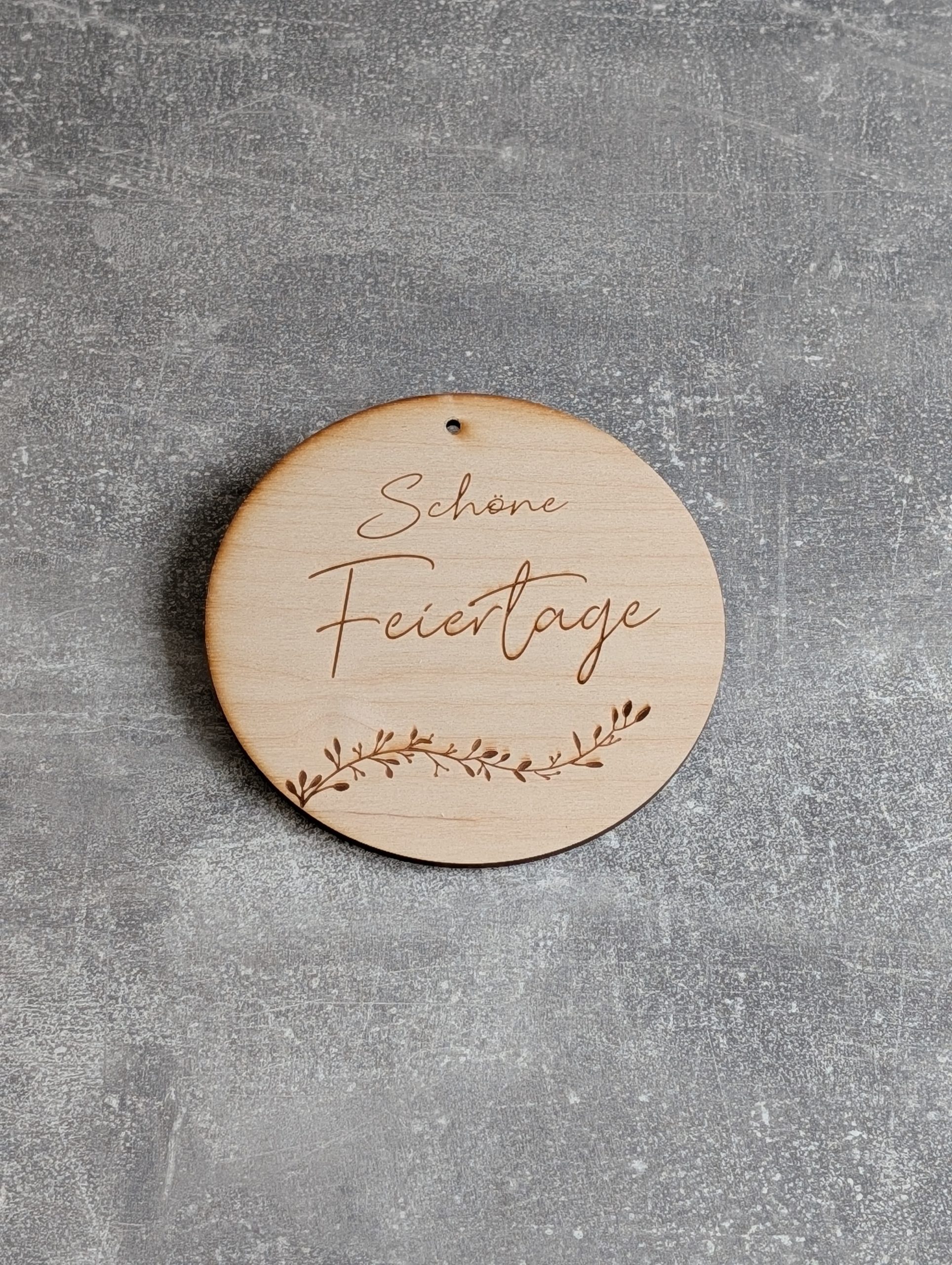 Türschild *schöne Feiertage*