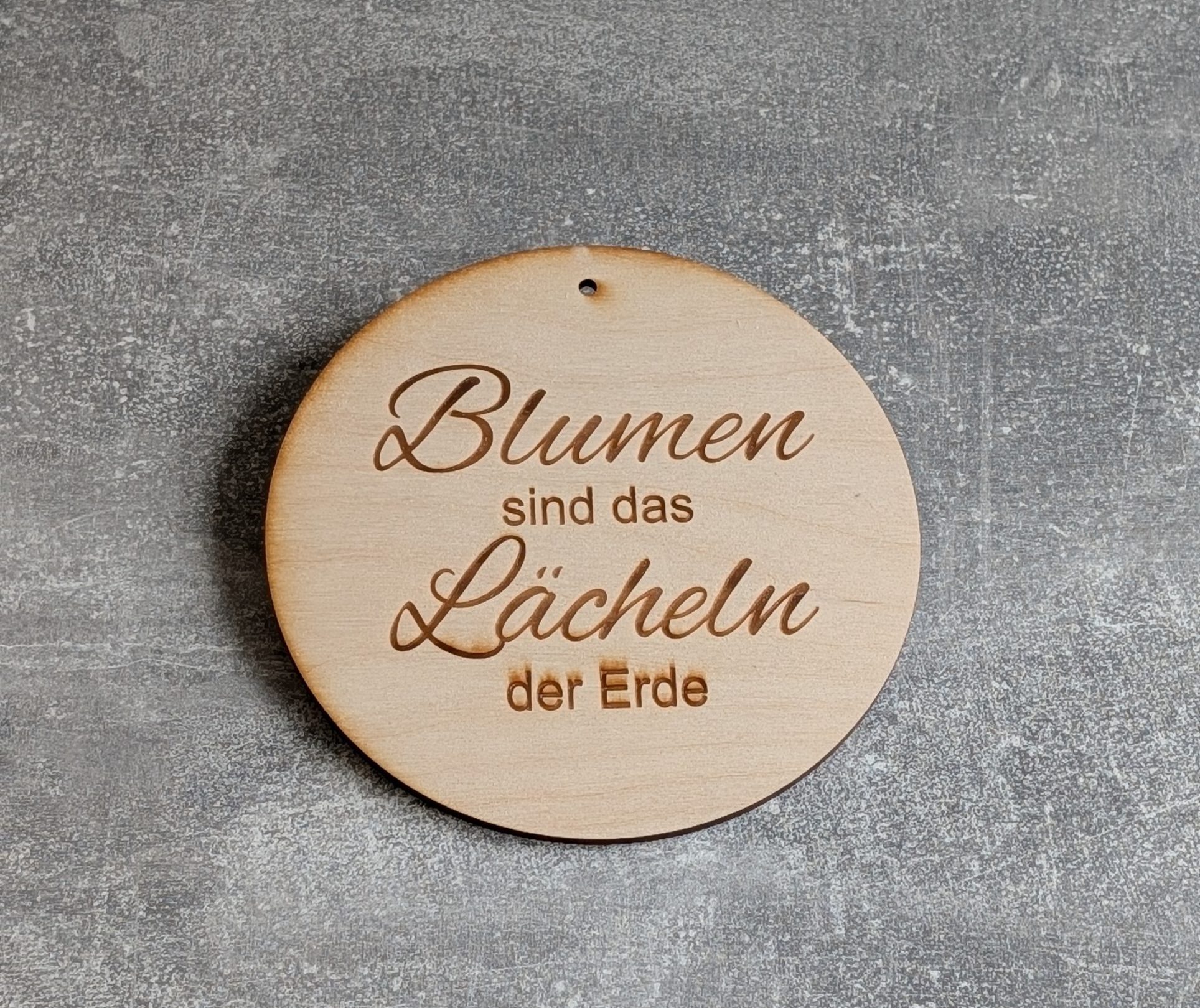 Türschild *Blumen*