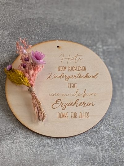 Türschild *Erzieher /-in*