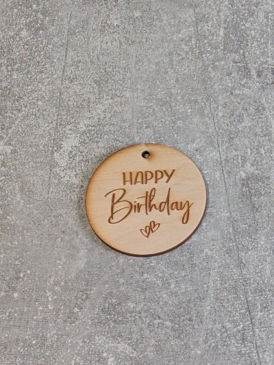 Geschenkanhänger *Happy Birthday*