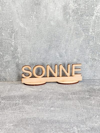 Schriftzug *SONNE*