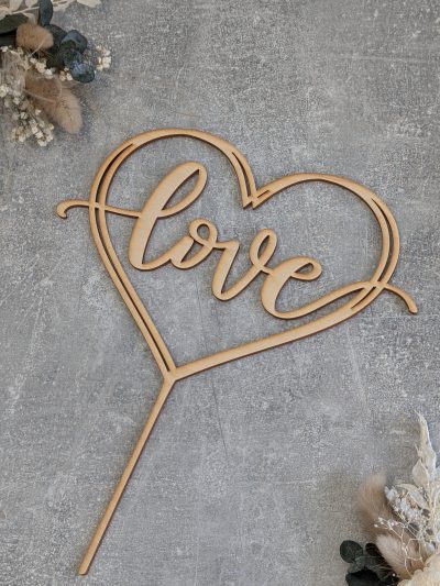 Cake Topper *love*