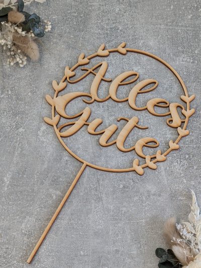 Cake Topper *Alles Gute*