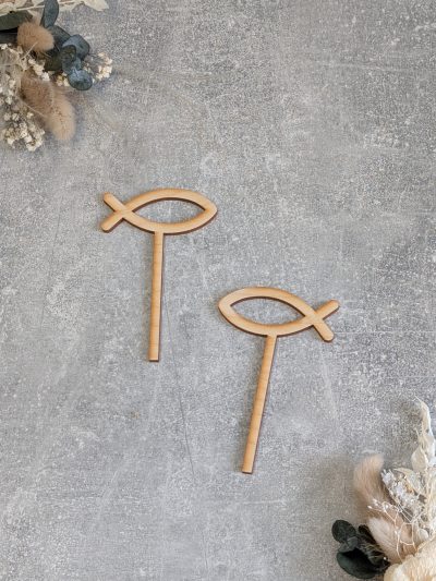 Cake Topper - Muffin Set *Fische*