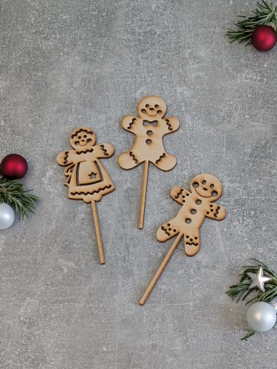 Cake Topper - Muffin Set *Lebkuchen*