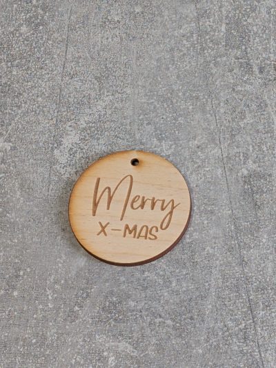 Geschenkanhänger *Merry X-Mas*