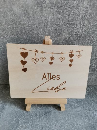 Postkarte *Alles Liebe*