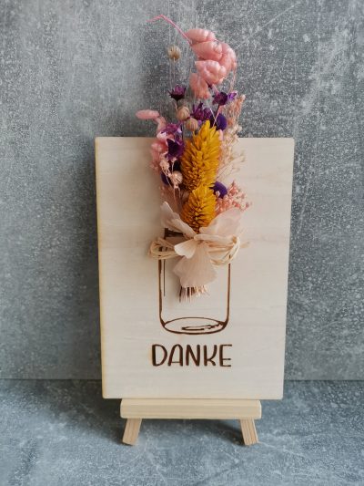 Blumenkarte *Danke*