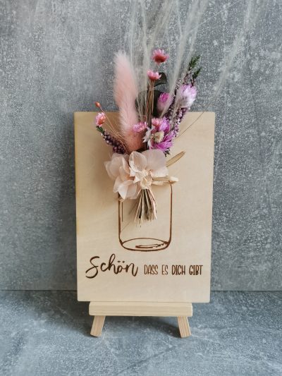 Blumenkarte *Schön, dass es Dich gibt*