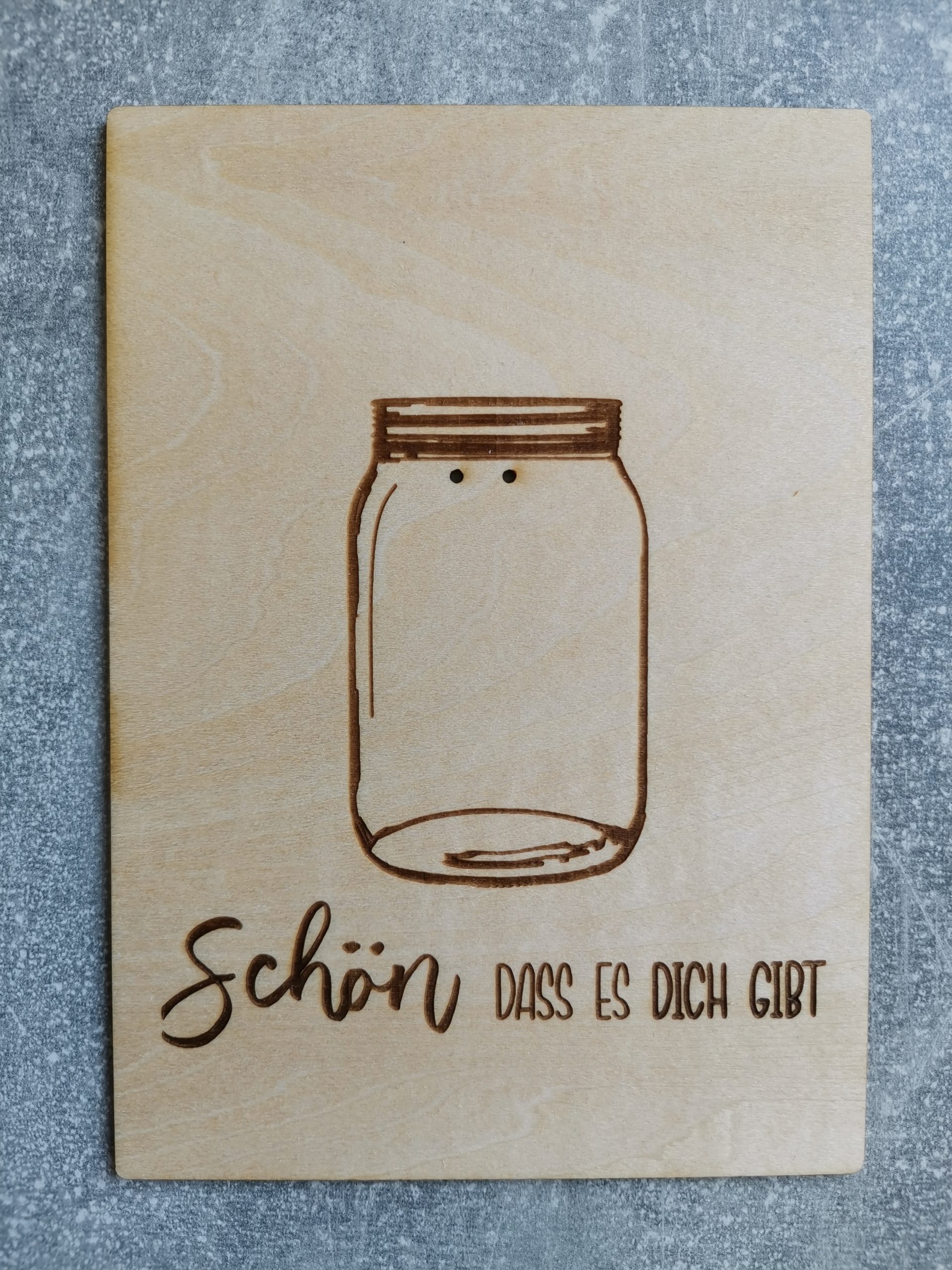 Blumenkarte *Schön, dass es Dich gibt* – Bild 2