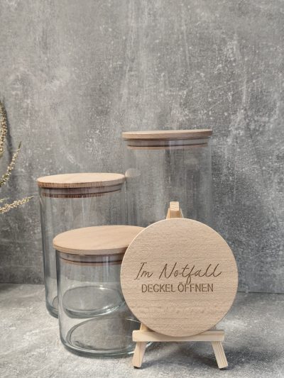 Vorratsglas *Im Notfall*