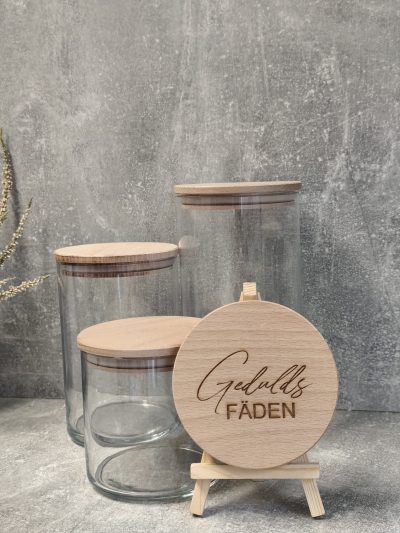 Vorratsglas *Geduldsfäden*