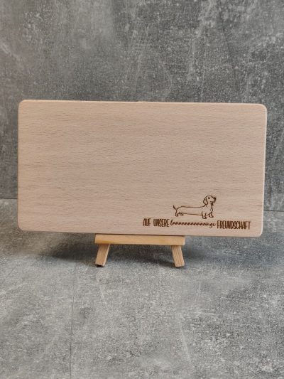 Holzbrettchen "Dackel"