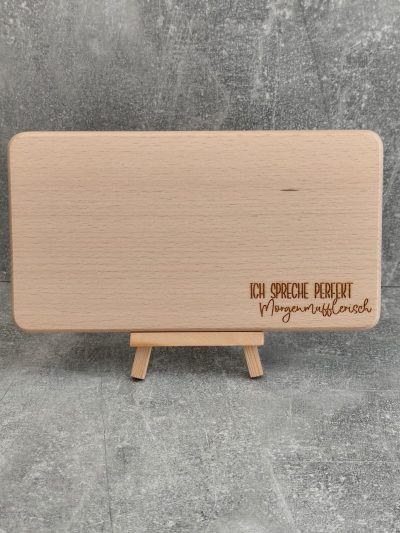 Holzbrettchen "Morgenmuffel"